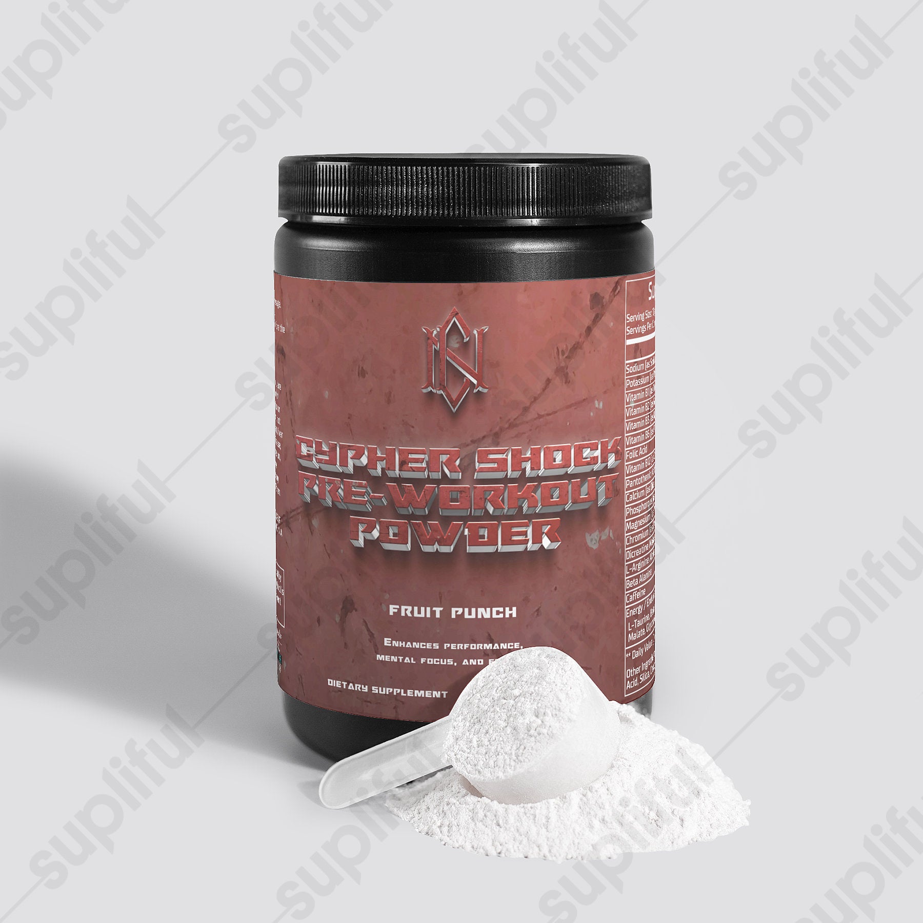 Cypher Shock Pre-Workout Powder (Fruit Punch) Cypher Nomadic Apparel